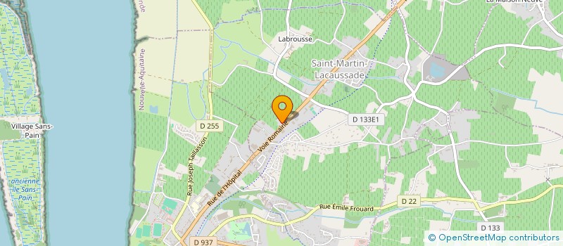 localisation de l'entreprise MADAME SANDRINE SALLETTE  SAINT-MARTIN-LACAUSSADE