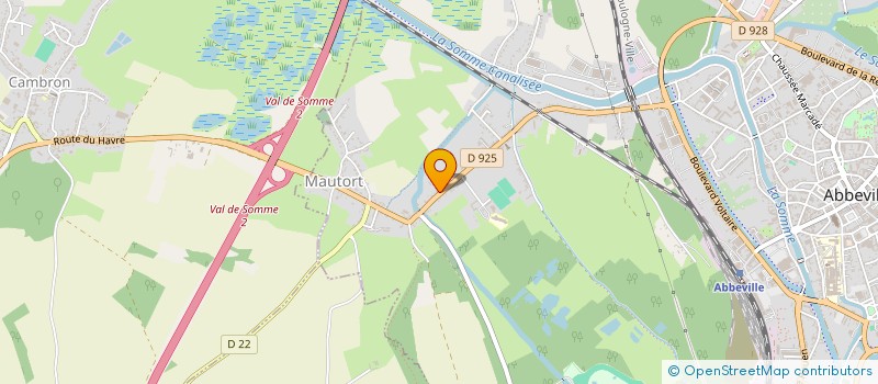 localisation de l'entreprise MADAME SANDRINE SANA  ABBEVILLE