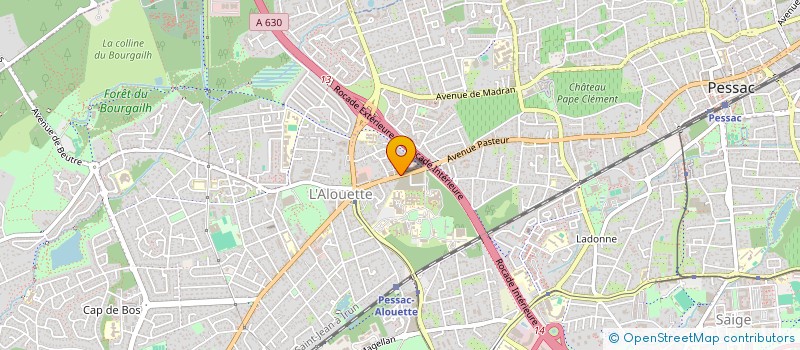 localisation de l'entreprise MADAME SANDRINE SANANES  PESSAC