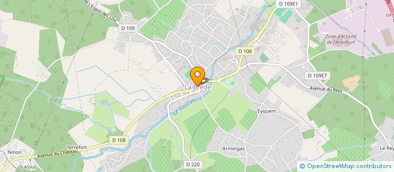 localisation de l'entreprise MADAME SANDRINE SANCERNI  LA BREDE