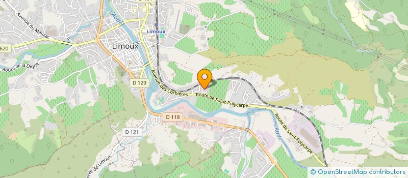 localisation de l'entreprise MADAME SANDRINE SANCHEZ  LIMOUX