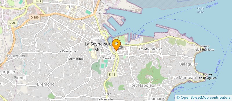 localisation de l'entreprise MADAME SANDRINE SANCHEZ à LA SEYNE-SUR-MER