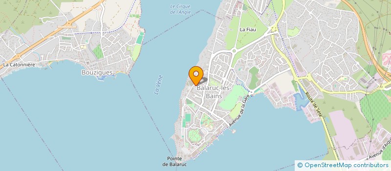 localisation de l'entreprise MADAME SANDRINE SANDRINE COURTADE  BALARUC-LES-BAINS