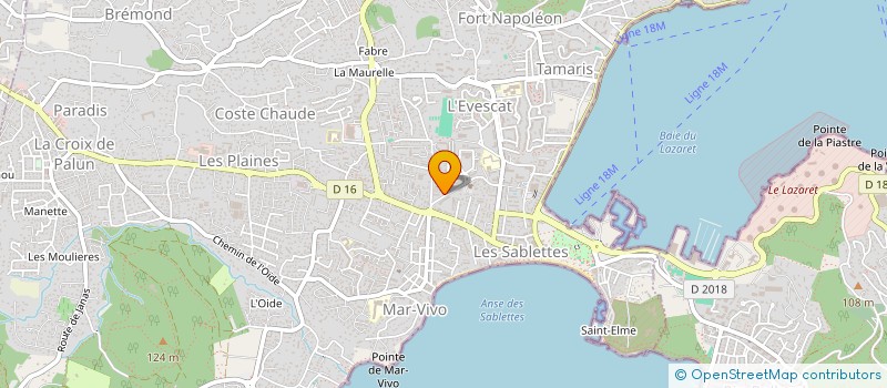 localisation de l'entreprise MADAME SANDRINE SANTELLI  LA SEYNE-SUR-MER