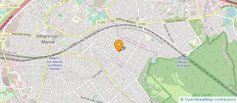localisation de l'entreprise MADAME SANDRINE SARDELLA à VILLIERS-SUR-MARNE