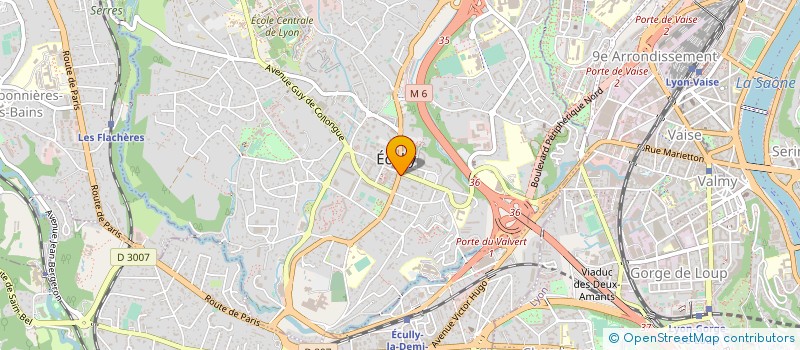 localisation de l'entreprise MADAME SANDRINE SAUNIER  ECULLY