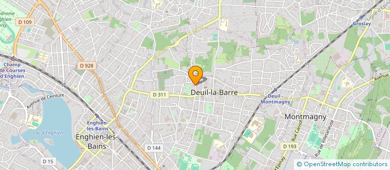 localisation de l'entreprise MADAME SANDRINE SAVOLDELLI à DEUIL-LA-BARRE
