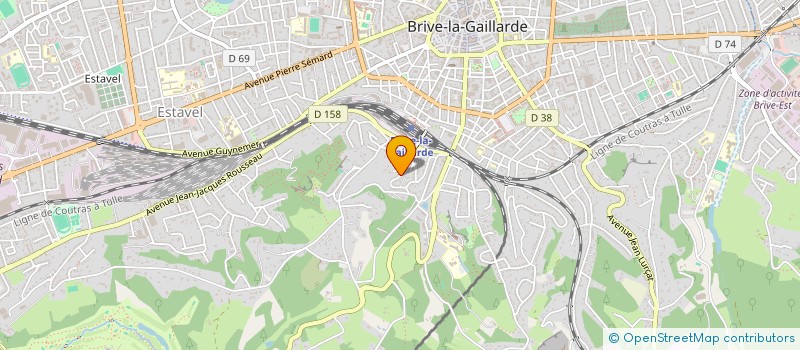 localisation de l'entreprise MADAME SANDRINE SAYNES  BRIVE-LA-GAILLARDE