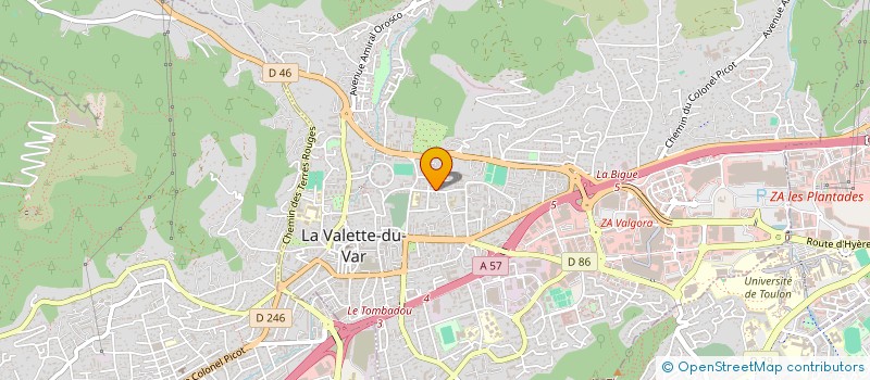 localisation de l'entreprise MADAME SANDRINE SCANNAPIECO à LA VALETTE-DU-VAR
