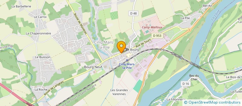 localisation de l'entreprise MADAME SANDRINE SCHALK  CINQ-MARS-LA-PILE