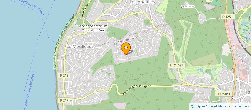 localisation de l'entreprise MADAME SANDRINE SCHMELTZ à LA TESTE-DE-BUCH