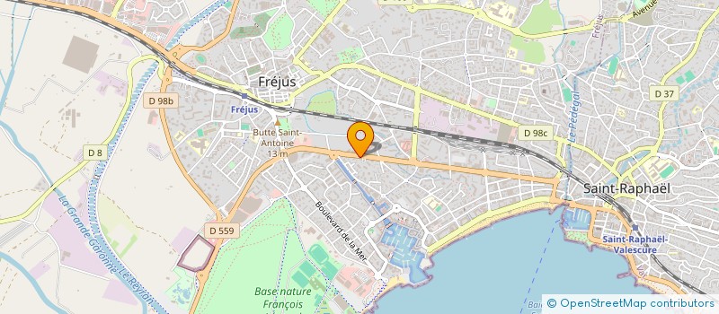 localisation de l'entreprise MADAME SANDRINE SCHNEIDER à FREJUS