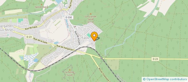 localisation de l'entreprise MADAME SANDRINE SCHROEDER  FALCK