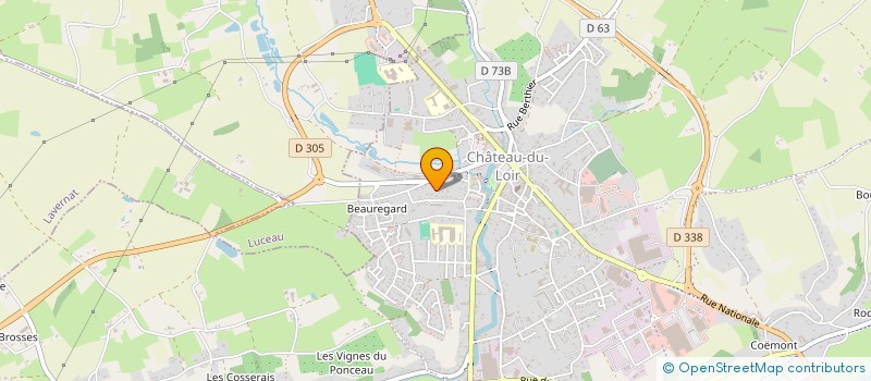 localisation de l'entreprise MADAME SANDRINE SCHUBHAN  MONTVAL-SUR-LOIR