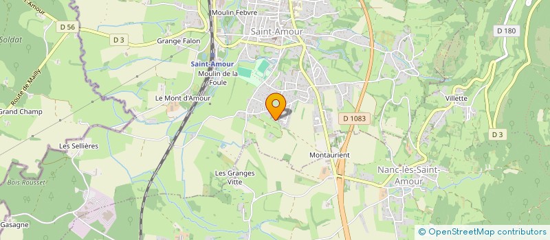 localisation de l'entreprise MADAME SANDRINE SCHWEITZER  SAINT-AMOUR