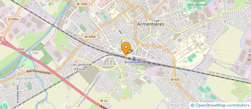 localisation de l'entreprise MADAME SANDRINE SEBILLE à ARMENTIERES