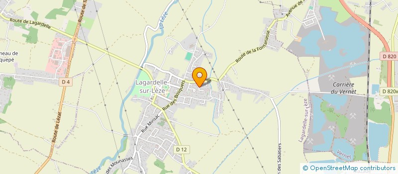 localisation de l'entreprise MADAME SANDRINE SEGRESTAA à LAGARDELLE-SUR-LEZE