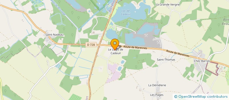 localisation de l'entreprise MADAME SANDRINE SEGUIN  SAINTE-GEMME