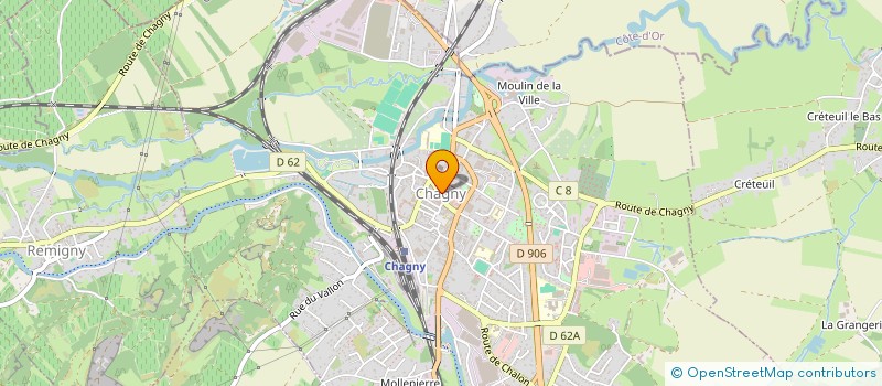 localisation de l'entreprise MADAME SANDRINE SEILLER à CHAGNY