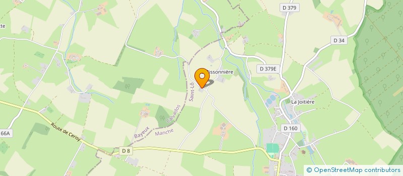 localisation de l'entreprise MADAME SANDRINE SELLE à CERISY-LA-FORET
