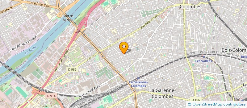 localisation de l'entreprise MADAME SANDRINE SELLOS à COLOMBES