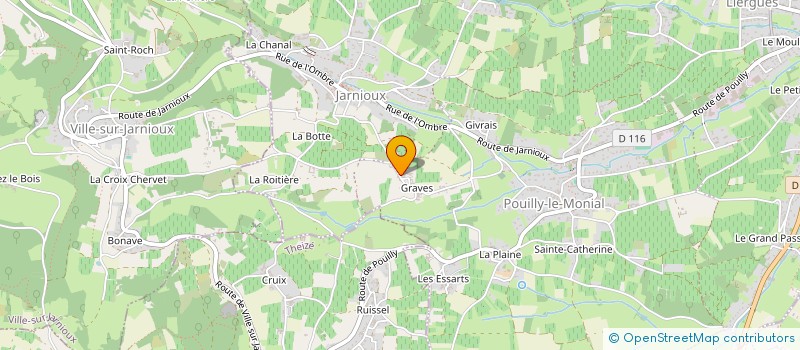 localisation de l'entreprise MADAME SANDRINE SELON à PORTE-DES-PIERRES-DOREES