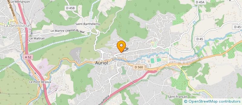 localisation de l'entreprise MADAME SANDRINE SELVA  AURIOL