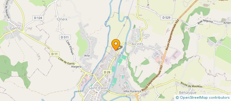 localisation de l'entreprise MADAME SANDRINE SERRES  AMOROTS-SUCCOS