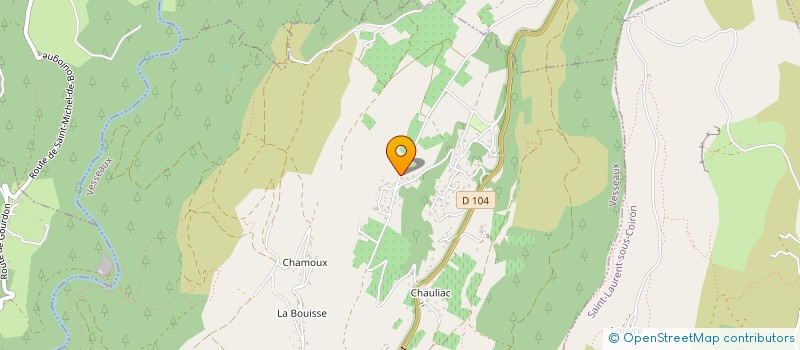 localisation de l'entreprise MADAME SANDRINE SERRIGNY  VESSEAUX