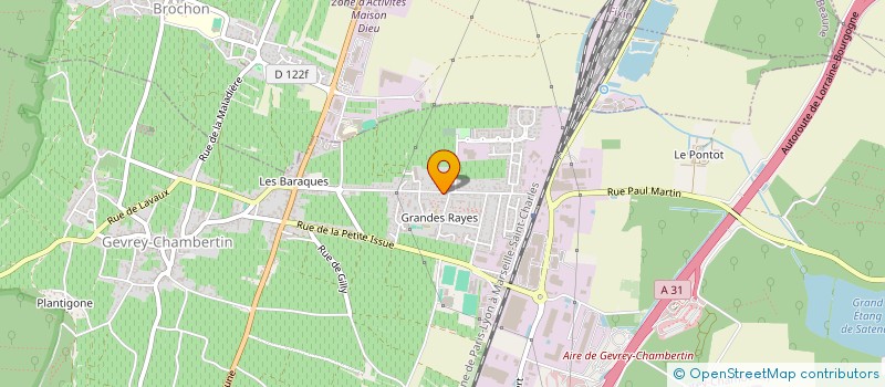 localisation de l'entreprise MADAME SANDRINE SEUROT  GEVREY-CHAMBERTIN