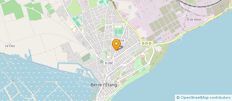 localisation de l'entreprise MADAME SANDRINE SILVIERI à BERRE-L'ETANG