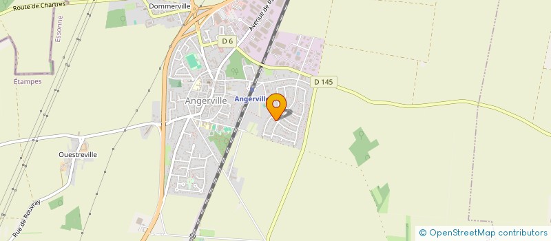 localisation de l'entreprise MADAME SANDRINE SINOPOLI  ANGERVILLE