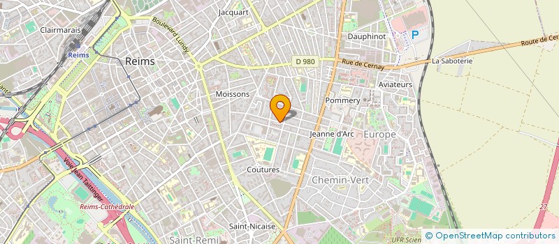 localisation de l'entreprise MADAME SANDRINE SIRIER  REIMS