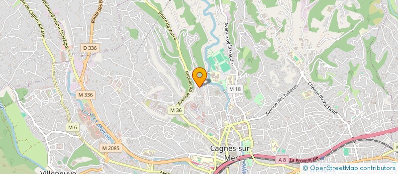 localisation de l'entreprise MADAME SANDRINE SOBRIEL à CAGNES-SUR-MER