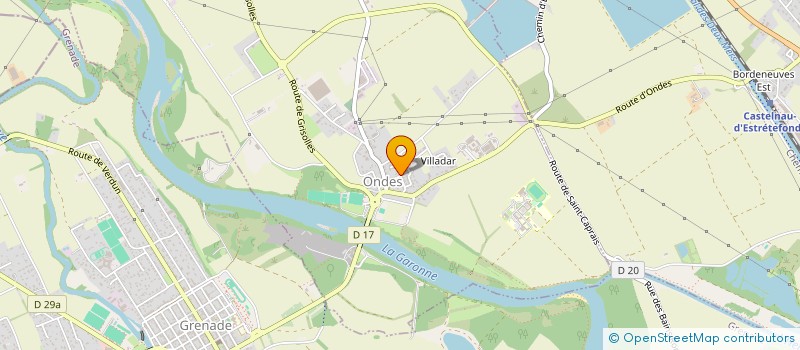 localisation de l'entreprise MADAME SANDRINE SOETE  ONDES