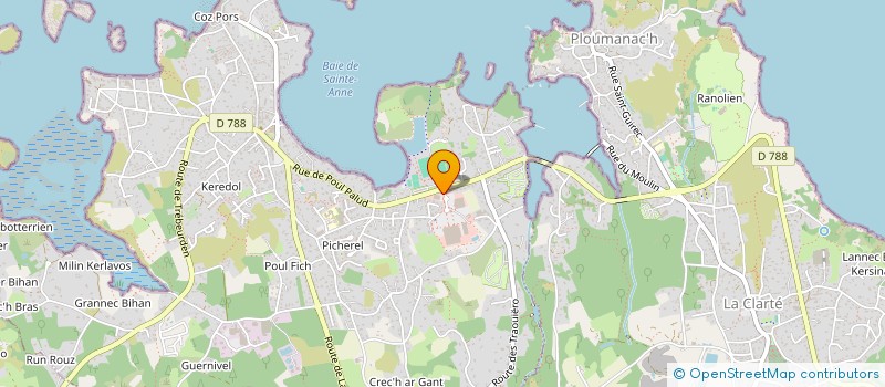 localisation de l'entreprise MADAME SANDRINE SOHIER  TREGASTEL