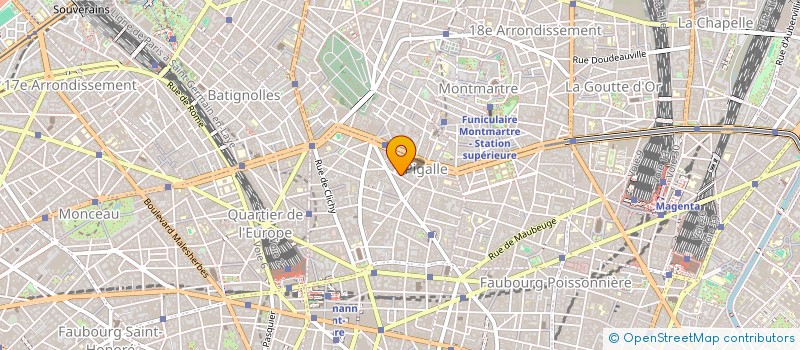 localisation de l'entreprise MADAME SANDRINE SOIMAUD  PARIS