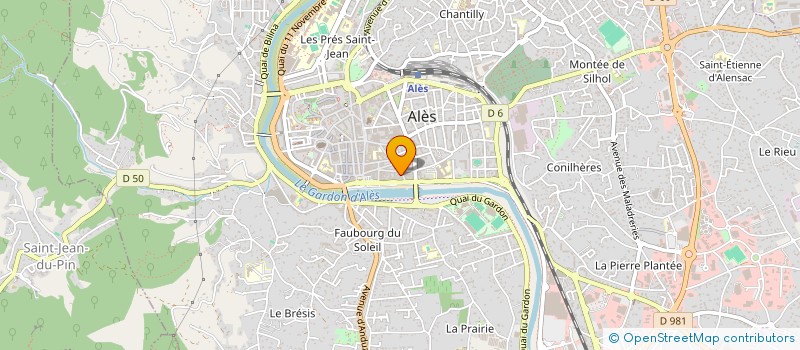localisation de l'entreprise MADAME SANDRINE SOLER à ALES