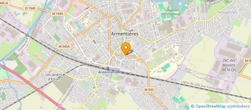 localisation de l'entreprise MADAME SANDRINE SOMON  ARMENTIERES