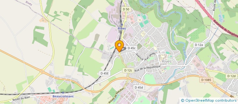 localisation de l'entreprise MADAME SANDRINE SOPHIE SCARINGELLA  RIVES