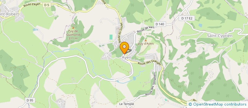 localisation de l'entreprise MADAME SANDRINE SOUBREZIE  AYEN