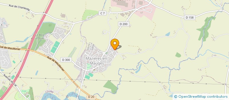 localisation de l'entreprise MADAME SANDRINE SOULARD  MAZIERES-EN-MAUGES