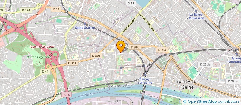 localisation de l'entreprise MADAME SANDRINE SOUMA  EPINAY-SUR-SEINE