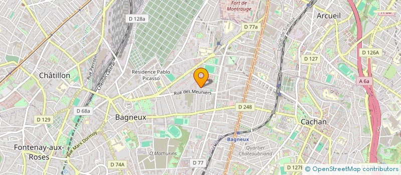 localisation de l'entreprise MADAME SANDRINE SOUSA à BAGNEUX