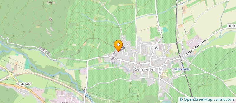 localisation de l'entreprise MADAME SANDRINE STAHL  SCHERWILLER