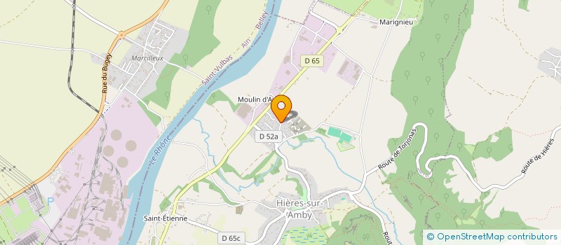 localisation de l'entreprise MADAME SANDRINE STANZER  HIERES-SUR-AMBY