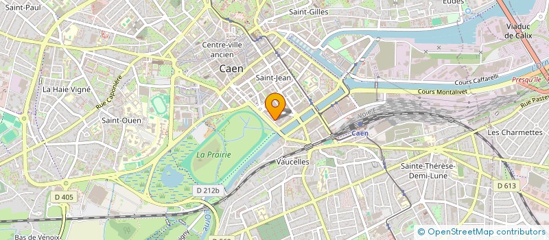 localisation de l'entreprise MADAME SANDRINE STEFFAN à CAEN