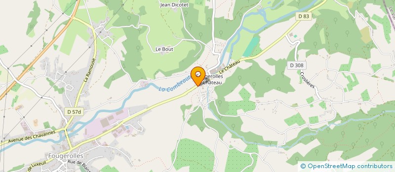 localisation de l'entreprise MADAME SANDRINE STEQUER  FOUGEROLLES-SAINT-VALBERT