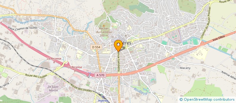 localisation de l'entreprise MADAME SANDRINE STERN à HYERES