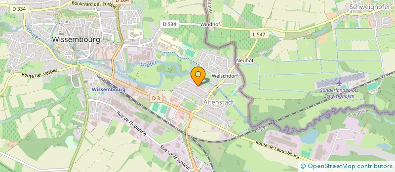 localisation de l'entreprise MADAME SANDRINE STOLL  WISSEMBOURG